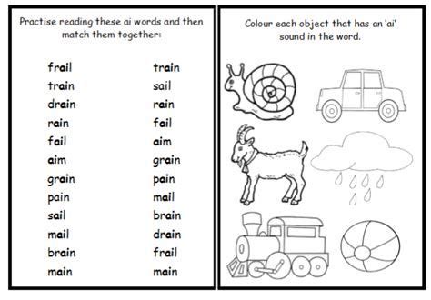 Phonics Worksheets for Kids