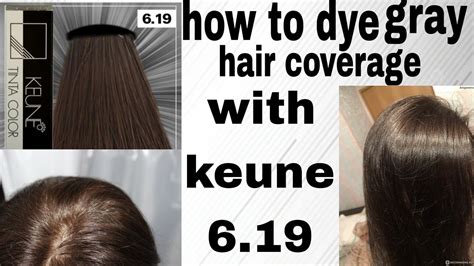 How To Dye Keune 6 19 For Gray Hair Coverage How To Colour Gray Hair