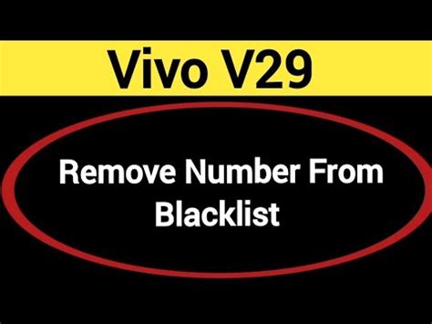 How To Remove Number From Blacklist Vivo V Me Call Block Kaise Karen