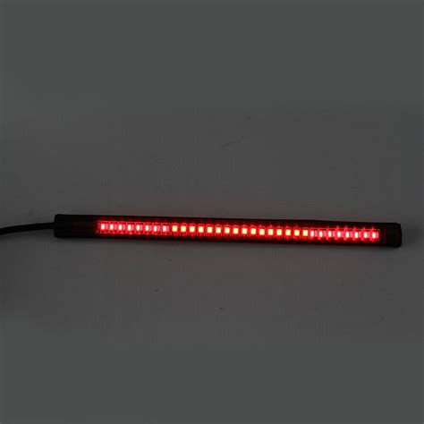 4x Motorcycle 48 Led Flexible Light Strip Integrated Tail Brake Stop Turn Signal Ebay