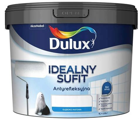 Dulux Idealny Sufit Antyrefleksyjna Farba Bia A L Cena