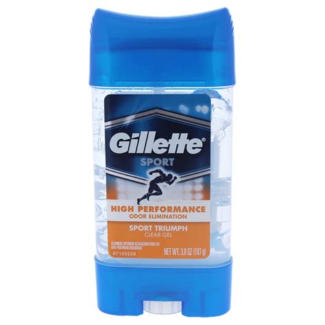 Clear & Refreshing Gel Sport Scent by Gillette for Men 4 oz Deodorant ...