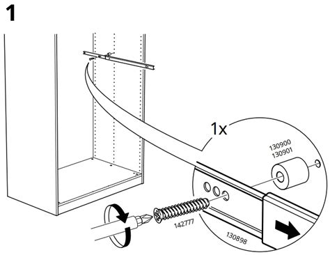 Ikea Komplement Pull Out Multi Use Hanger Instruction Manual