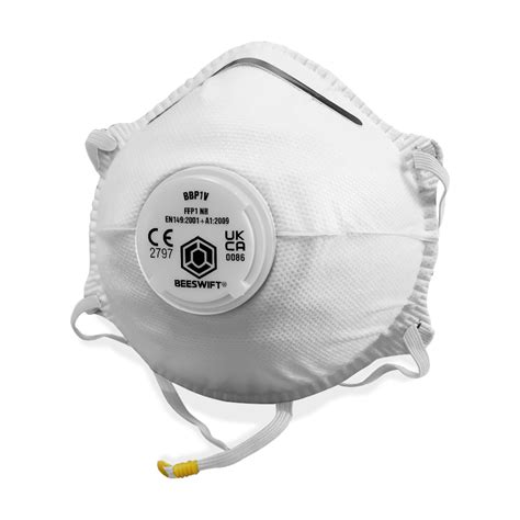 P Valved Mask White X Ffp Essex Supplies