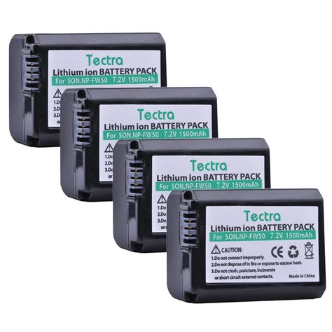 Tectra Pcs Np Fw Np Fw Npfw Battery For Sony Nex N Nex Nex N