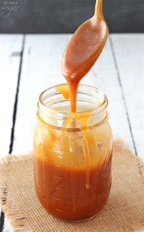 Homemade Caramel Sauce Life Love And Sugar