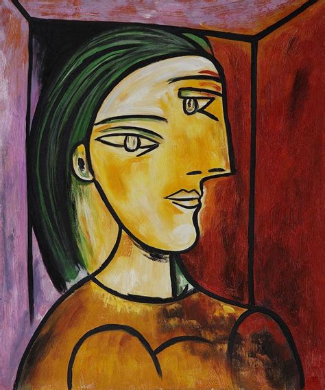 Pablo Picasso Cubism Pablo Picasso Marie Therese Reproduction Cubist Art Handmade Oil