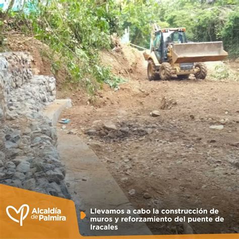 Alcaldía de Palmira on Twitter Adelantamos la construcción de muros