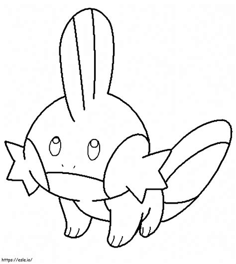 Mudkip Pokemon Coloring Page