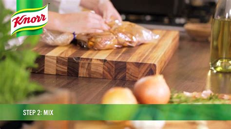The Secret To Juicy Marinated Chicken Three Easy Steps With Knorr Cook
