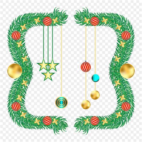 Christmas Border Transparent Vector Hd Png Images Christmas Border