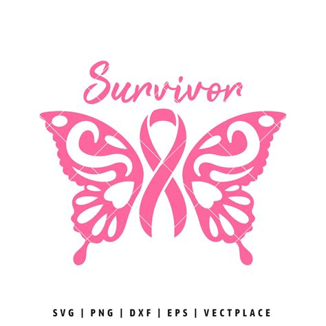 Cancer Survivor Svg Cancer Awareness Svg Ribbon Svg Vectplace