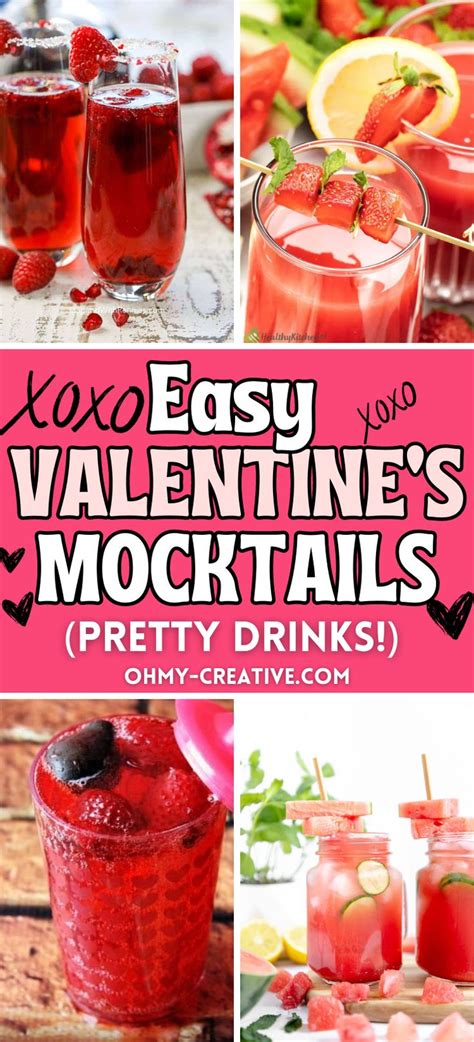 Valentine S Cocktails With Text Overlay That Reads Xoxo Easy Valentine