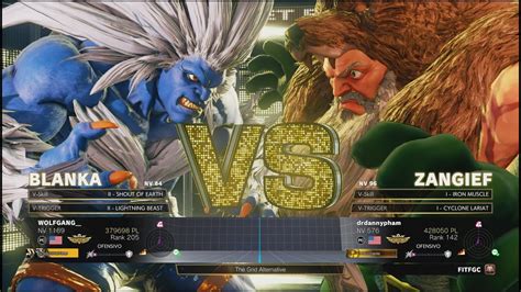 SFV Champion Edition WOLFGANG BLANKA Vs Drdannypham ZANGIEF