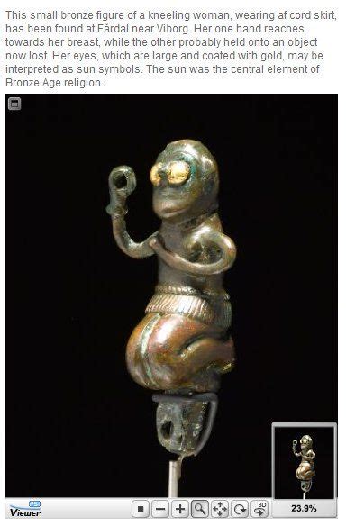 Nordic Bronze Figurine According To The Text It Is From Bronzeage Denmark Ancient Artefacts