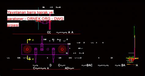 Proje Sitesi Elektrik Sembolleri Autocad Projesi