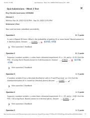 Week Test Math Pdf Pm Quiz Submissions Week