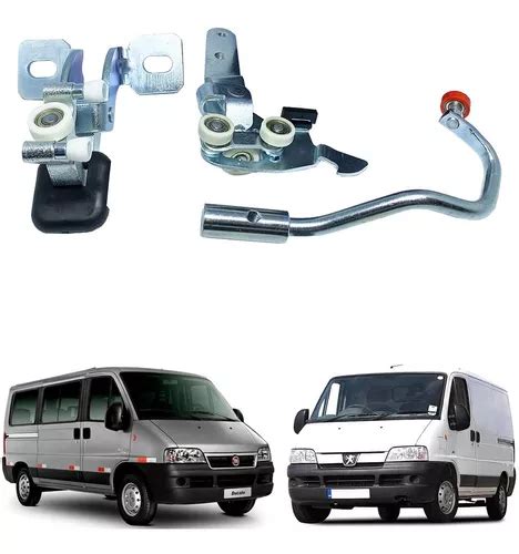 Kit Carrinho Guia Porta Lateral De Correr Fiat Ducato 03 16