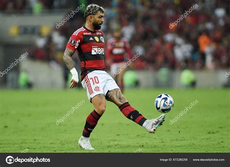 Rio Janeiro Brazil August 2023 Match Flamengo Olimpia Libertadores 2023