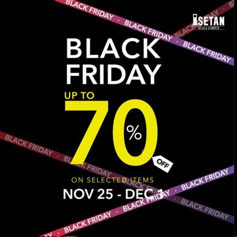Isetan Black Friday Sale Up To 70 Off 25 Nov 2022 1 Dec 2022