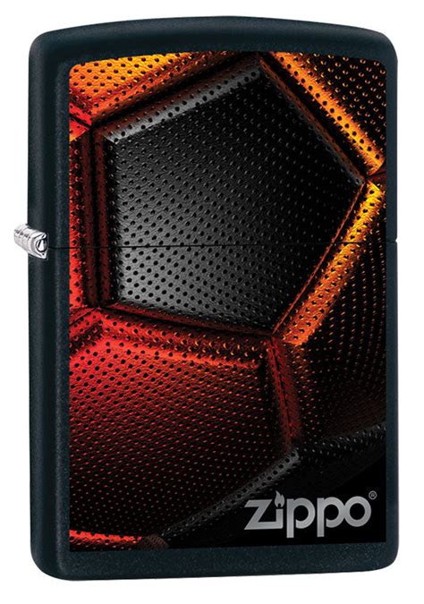 Zippo Windproof Lighter With Soccer Ball Design Zippo