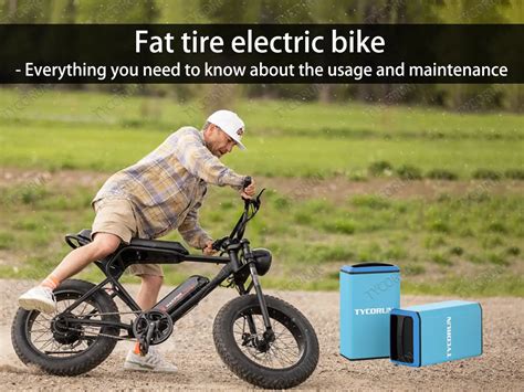 Fat tire electric bike - Everything you need to know - TYCORUN Battery Swap