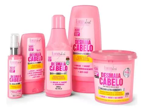 Kit Desmaia Cabelo Completo Forever Liss Parcelamento Sem Juros