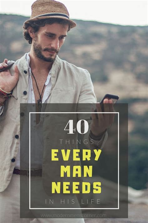 40 Things Every Man Should Own Modern Men`s Corner In 2021 Every