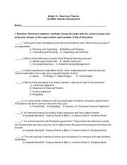 business finance assessment management functions financial  hero