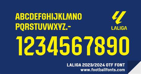 Laliga Football Fonts