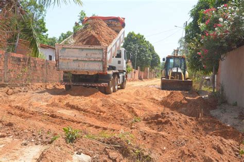 Infraestrutura Prefeitura De Raposa Inicia Servi Os De Terraplanagem