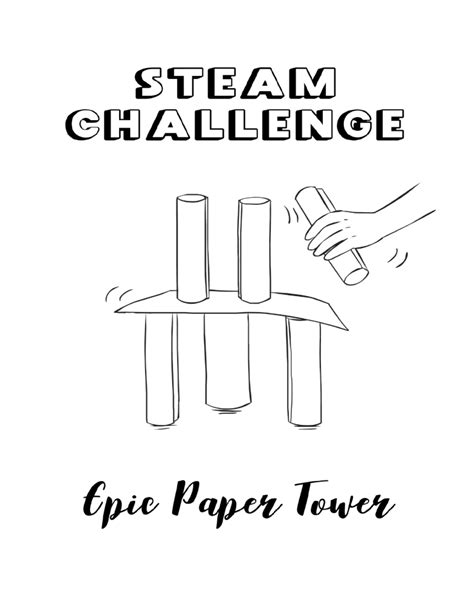 Paper Tower Challenge Engineering Activity