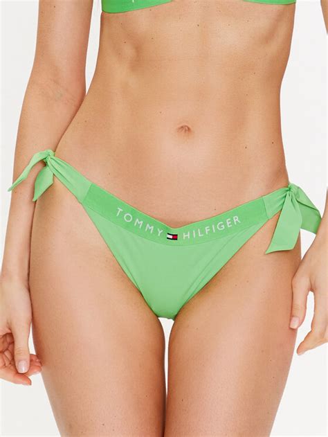 Tommy Hilfiger Bikini apakšdaļa UW0UW04497 Zaļš Modivo lv