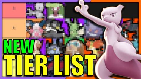 Pokemon Unite TIER LIST Mewtwo X Release July Patch - YouTube