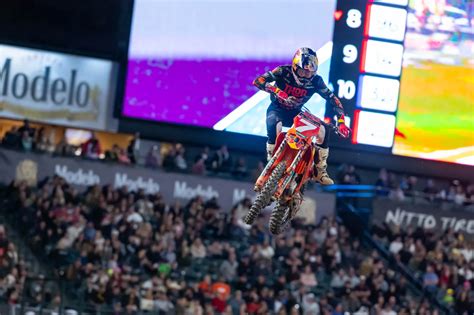 The Cowboy Aaron Plessinger Maintains The Red Plate After A2 MX Messiah