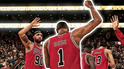 Derrick Rose Sets Nba Record Nba K Derrick Rose My Career Ep