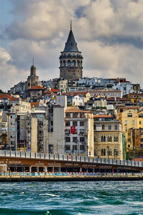 Istanbul Turkey July Pier Eminonu Bosphorus View Of The