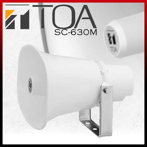 Toa Sc M Sc M W V Paging Horn Speaker With Matching