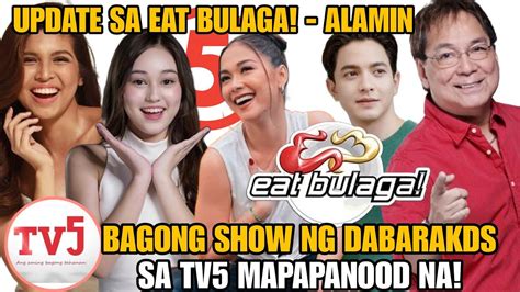 Eat Bulaga Update Sa Bagong Show Ng Dabarkads Sa Tv5 ️joey Deleon At Tito Sen May Bagong