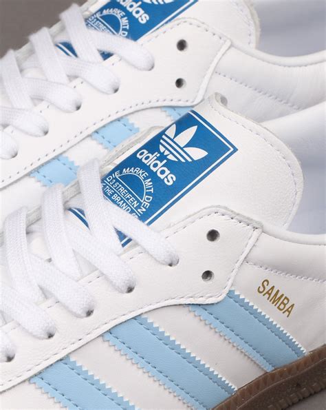 Adidas Samba Og Trainers White Sky Blue Ubicaciondepersonas Cdmx Gob Mx