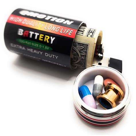 D Battery Diversion Safe Hidden Compartment Pill Safe – shop.AxeDr.com