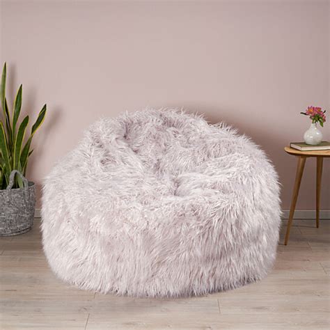 Buy Lycus Faux Fur Bean Bag Chair by GDFStudio on Dot & Bo