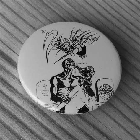 Necrovore Black Metal Badge Todestrieb