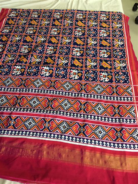 Pure Silk Double Ikat Patan Patola Saree Pure Products Ikat Decor