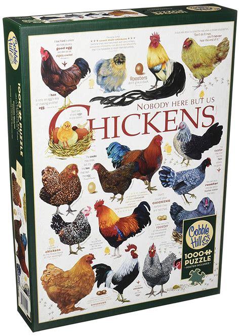 Puzzle Chicken Quotes Cobble Hill 40137 1000 Pieces Jigsaw Puzzles