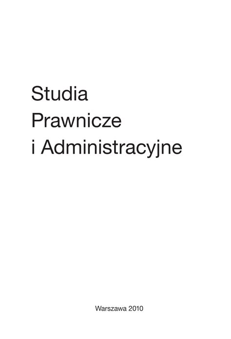 PDF Akty prawa miejscowego samorządu terytorialnego jako źródła prawa