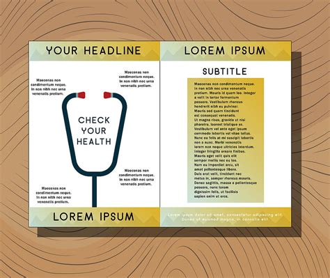 Medical Brochure Cover Template Flyer Design Vector Eps Ai Uidownload