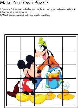 Mickey Friends Puzzle Games | Mickey and friends, Preschool puzzles, Free mickey mouse printables