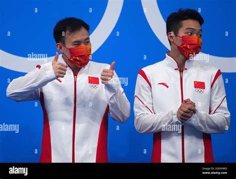 Tokyo Japan Th July Xie Siyi L And Wang Zongyuan Of China