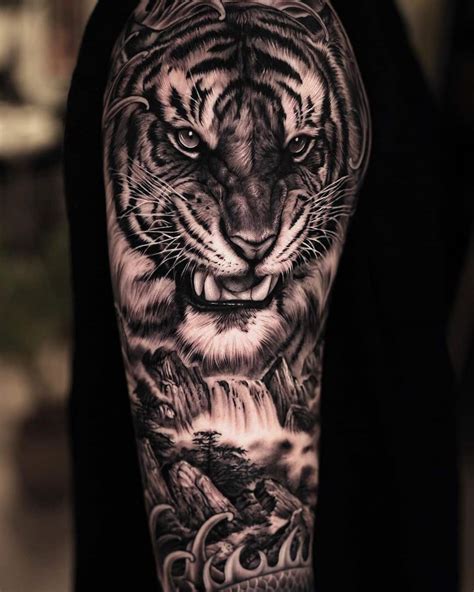 Tiger Design Tattoo